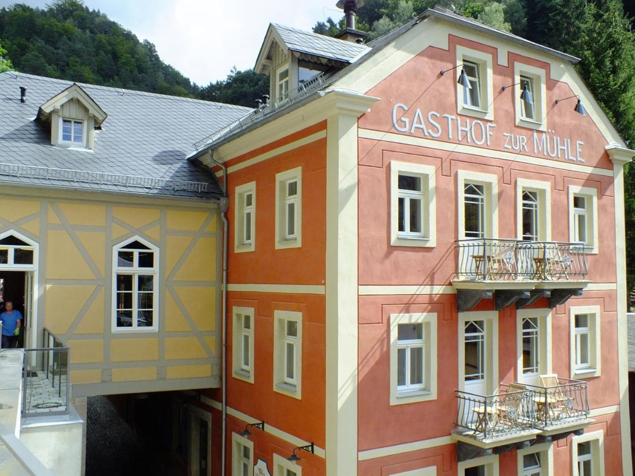 Bio-Hotel Zur Muehle Bad Schandau Exterior photo