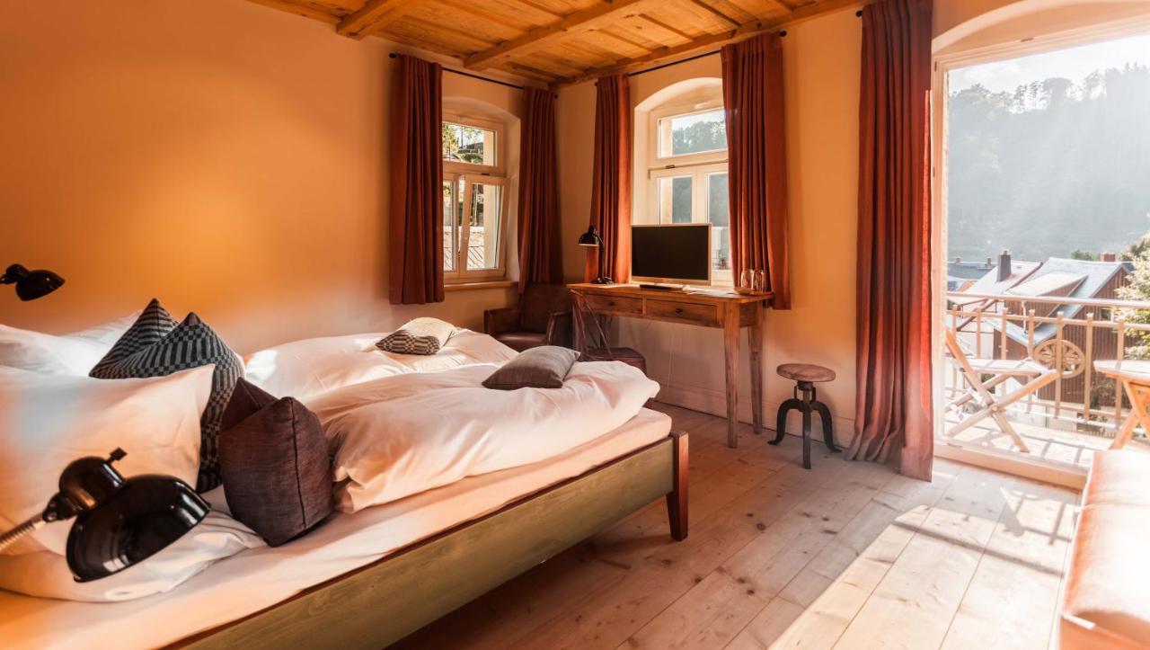 Bio-Hotel Zur Muehle Bad Schandau Exterior photo
